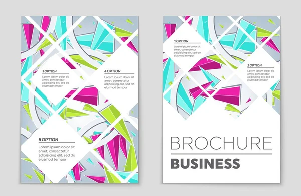 Abstract vector lay-out achtergrond instellen. Voor kunst sjabloonontwerp, lijst, pagina, mockup de stijl van het thema van de brochure, banner, idee, cover, boekje, print, flyer, boek, leeg, kaart, advertentie, teken, blad,, a4. — Stockvector