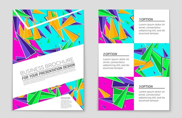 Abstract vector lay-out achtergrond instellen. Voor kunst sjabloonontwerp, lijst, pagina, mockup de stijl van het thema van de brochure, banner, idee, cover, boekje, print, flyer, boek, leeg, kaart, advertentie, teken, blad,, a4. — Stockvector