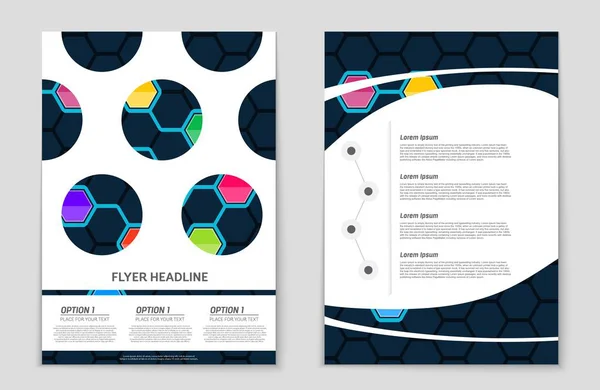 Abstract vector lay-out achtergrond instellen. Voor kunst sjabloonontwerp, lijst, pagina, mockup de stijl van het thema van de brochure, banner, idee, cover, boekje, print, flyer, boek, leeg, kaart, advertentie, teken, blad,, a4. — Stockvector