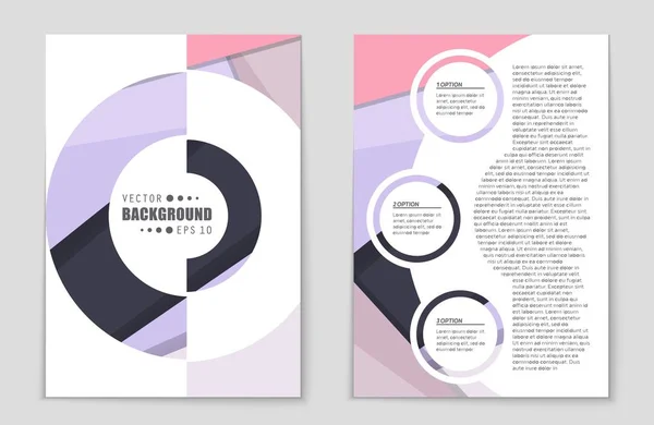 Abstract vector lay-out achtergrond instellen. Voor kunst sjabloonontwerp, lijst, voorpagina, mockup de stijl van het thema van de brochure, banner, idee, cover, boekje, print, flyer, boek, leeg, kaart, advertentie, teken, blad,, a4. — Stockvector