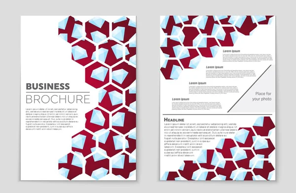 Abstract vector lay-out achtergrond instellen. Voor kunst sjabloonontwerp, lijst, pagina, mockup de stijl van het thema van de brochure, banner, idee, cover, boekje, print, flyer, boek, leeg, kaart, advertentie, teken, blad,, a4. — Stockvector