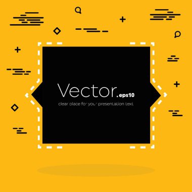 Soyut kavram vektör boş konuşma kare alıntı metin balonu. Web ve mobil app izole arka plan, illüstrasyon şablon tasarımı, yaratıcı sunu, iş Infographic sosyal medya için.