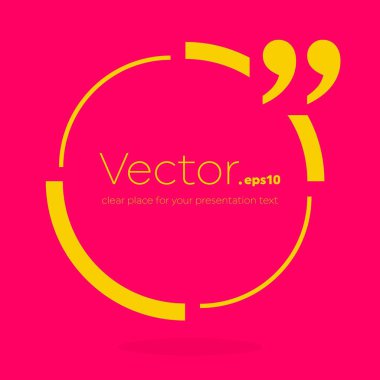 Soyut kavram vektör boş konuşma kare alıntı metin balonu. Web ve mobil app izole arka plan, illüstrasyon şablon tasarımı, yaratıcı sunu, iş Infographic sosyal medya için.