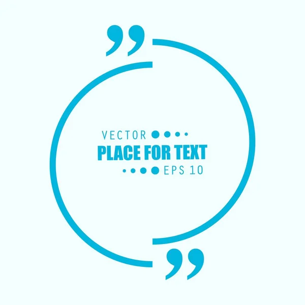 Abstract concept vector empty speech square quote text bubble. For web and mobile app isolated on background, illustration template design, creative presentation, business infographic social media. — Stock Vector