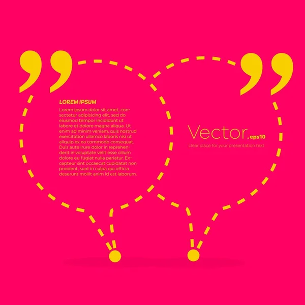 Concepto abstracto vector vacío discurso cuadrado cita texto burbuja. Para aplicaciones web y móviles aisladas en segundo plano, diseño de plantillas de ilustración, presentación creativa, infografía empresarial en redes sociales . — Vector de stock