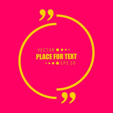 Soyut kavram vektör boş konuşma kare alıntı metin balonu. Web ve mobil app izole arka plan, illüstrasyon şablon tasarımı, yaratıcı sunu, iş Infographic sosyal medya için.