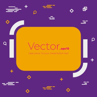 Soyut kavram vektör boş konuşma kare alıntı metin balonu. Web ve mobil app izole arka plan, illüstrasyon şablon tasarımı, yaratıcı sunu, iş Infographic sosyal medya için.