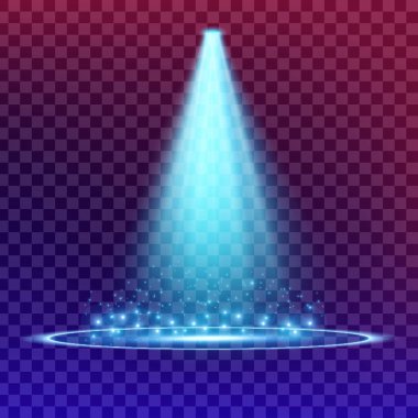 Parlak ışık efektlerinden oluşan yaratıcı bir konsept vektör kümesi siyah arka planda izole edilmiş kıvılcımlarla parlar. Resim tasarımı için, Noel kutlaması için pankart, sihirli ışık ışını.