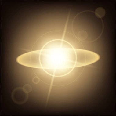 Parlak ışık efektlerinden oluşan yaratıcı bir konsept vektör kümesi siyah arka planda izole edilmiş kıvılcımlarla parlar. Resim tasarımı için, Noel kutlaması için pankart, sihirli ışık ışını.