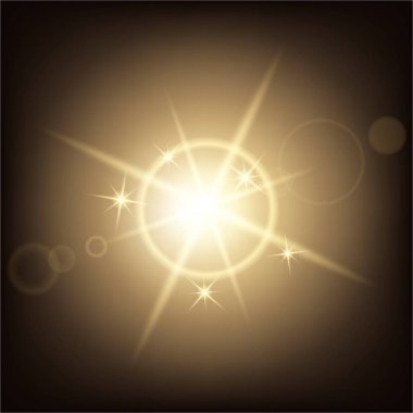 Parlak ışık efektlerinden oluşan yaratıcı bir konsept vektör kümesi siyah arka planda izole edilmiş kıvılcımlarla parlar. Resim tasarımı için, Noel kutlaması için pankart, sihirli ışık ışını.