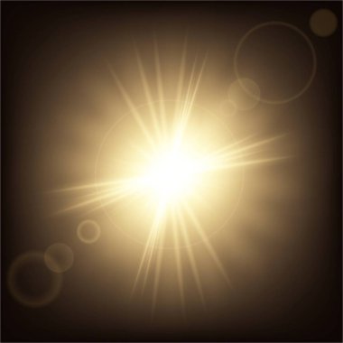 Parlak ışık efektlerinden oluşan yaratıcı bir konsept vektör kümesi siyah arka planda izole edilmiş kıvılcımlarla parlar. Resim tasarımı için, Noel kutlaması için pankart, sihirli ışık ışını.