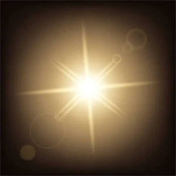 Konsep kreatif Vektor set bintang efek cahaya menyala semburan dengan berkilau terisolasi pada latar belakang hitam. Untuk desain seni templat ilustrasi, spanduk untuk merayakan Natal, sinar energi kilat ajaib. - Stok Vektor