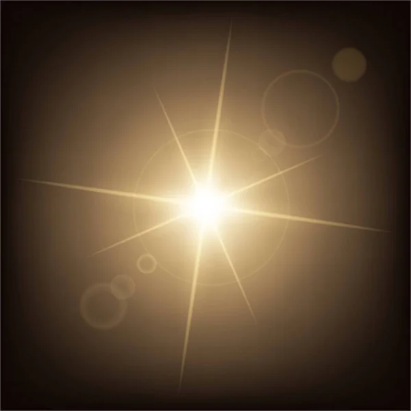 Conceito criativo Conjunto vetorial de estrelas de efeito de luz brilhante explode com faíscas isoladas em fundo preto. Para ilustração modelo arte design, banner para o Natal comemorar, raio de energia flash mágico. —  Vetores de Stock