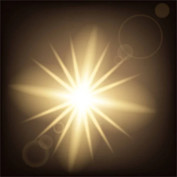 크리에이티브 컨셉인 벡터 (Vector) 는 여러 개의 밝은 빛 효과를 내는 별들로 구성되어 있으며, 별 들은 검은 배경에서 분리되어 반짝인다. 예를 들어 템플릿 아트 디자인, 크리스마스 축하를 위한 깃발, 마법의 섬광 에너지 광선. — 스톡 벡터