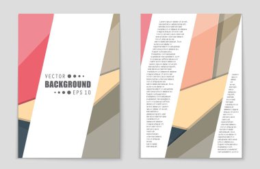 Soyut vektör düzen arka plan set. Sanat tasarım şablonu, liste, ön sayfa, mockup broşür Tema stili, afiş, fikir, kapak, kitapçık, baskı, el ilanı için kitap, boş, kartı, reklam, işareti, sayfa,, a4.