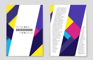 Soyut vektör düzen arka plan set. Sanat tasarım şablonu, liste, ön sayfa, mockup broşür Tema stili, afiş, fikir, kapak, kitapçık, baskı, el ilanı için kitap, boş, kartı, reklam, işareti, sayfa,, a4.