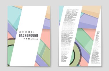Soyut vektör düzen arka plan set. Sanat tasarım şablonu, liste, ön sayfa, mockup broşür Tema stili, afiş, fikir, kapak, kitapçık, baskı, el ilanı için kitap, boş, kartı, reklam, işareti, sayfa,, a4.