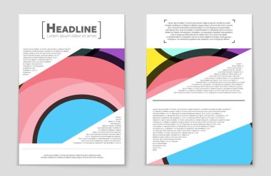 Soyut vektör düzen arka plan set. Sanat tasarım şablonu, liste, ön sayfa, mockup broşür Tema stili, afiş, fikir, kapak, kitapçık, baskı, el ilanı için kitap, boş, kartı, reklam, işareti, sayfa,, a4.