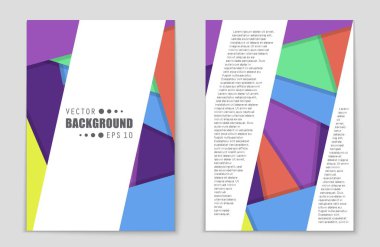 Soyut vektör düzen arka plan set. Sanat tasarım şablonu, liste, ön sayfa, mockup broşür Tema stili, afiş, fikir, kapak, kitapçık, baskı, el ilanı için kitap, boş, kartı, reklam, işareti, sayfa,, a4.