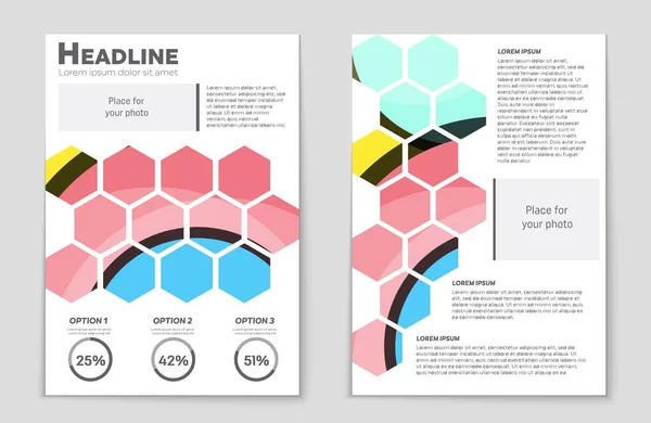 抽象矢量布局背景集。艺术模板设计、 列表、 头版、 样机宣传册主题样式、 横幅、 想法、 封面、 小册子、 打印、 传单，书，空白，卡，广告、 标志、 工作表、 a4. — 图库矢量图片