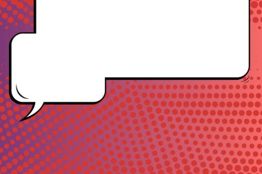 Yaratıcı soyut kavram vektör komik pop sanat tarzı boş, düzeni şablonu bulutlar kiriş ve izole noktalar arka plan ile. Satışı büyük başlığı, boş konuşma balonu ayarı, illüstrasyon noktalı resim kitap tasarımı için.