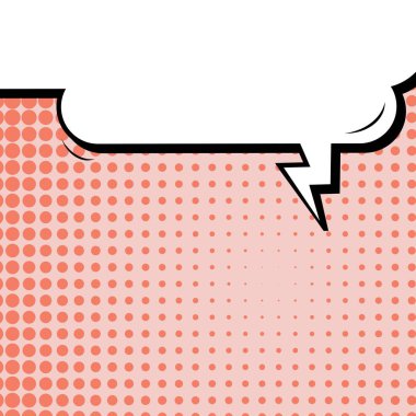 Yaratıcı soyut kavram vektör komik pop sanat tarzı boş, düzeni şablonu bulutlar kiriş ve izole noktalar arka plan ile. Satışı büyük başlığı, boş konuşma balonu ayarı, illüstrasyon noktalı resim kitap tasarımı için.