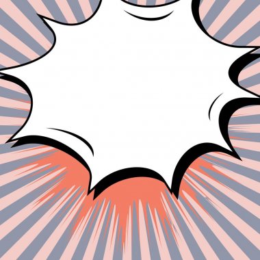 Yaratıcı soyut kavram vektör komik pop sanat tarzı boş, düzeni şablonu bulutlar kiriş ve izole noktalar arka plan ile. Satışı büyük başlığı, boş konuşma balonu ayarı, illüstrasyon noktalı resim kitap tasarımı için.