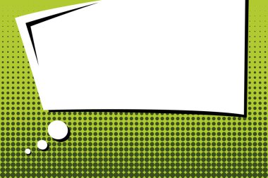 Yaratıcı soyut kavram vektör komik pop sanat tarzı boş, düzeni şablonu bulutlar kiriş ve izole noktalar arka plan ile. Satışı büyük başlığı, boş konuşma balonu ayarı, illüstrasyon noktalı resim kitap tasarımı için.