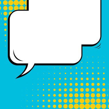 Yaratıcı soyut kavram vektör komik pop sanat tarzı boş, düzeni şablonu bulutlar kiriş ve izole noktalar arka plan ile. Satışı büyük başlığı, boş konuşma balonu ayarı, illüstrasyon noktalı resim kitap tasarımı için.