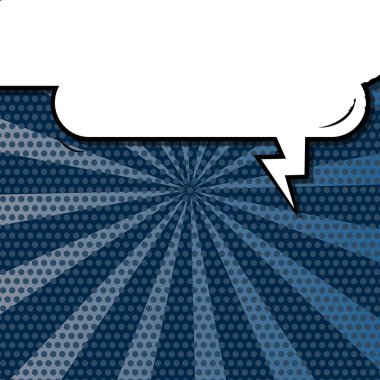 Yaratıcı soyut kavram vektör komik pop sanat tarzı boş, düzeni şablonu bulutlar kiriş ve izole noktalar arka plan ile. Satışı büyük başlığı, boş konuşma balonu ayarı, illüstrasyon noktalı resim kitap tasarımı için.