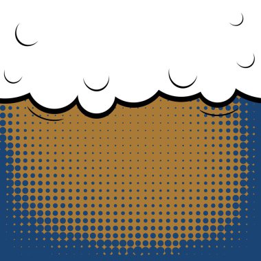 Yaratıcı soyut kavram vektör komik pop sanat tarzı boş, düzeni şablonu bulutlar kiriş ve izole noktalar arka plan ile. Satışı büyük başlığı, boş konuşma balonu ayarı, illüstrasyon noktalı resim kitap tasarımı için.