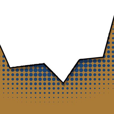 Yaratıcı soyut kavram vektör komik pop sanat tarzı boş, düzeni şablonu bulutlar kiriş ve izole noktalar arka plan ile. Satışı büyük başlığı, boş konuşma balonu ayarı, illüstrasyon noktalı resim kitap tasarımı için.