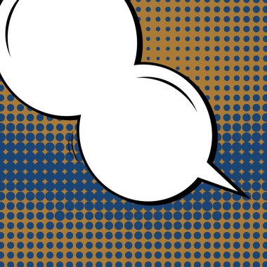 Yaratıcı soyut kavram vektör komik pop sanat tarzı boş, düzeni şablonu bulutlar kiriş ve izole noktalar arka plan ile. Satışı büyük başlığı, boş konuşma balonu ayarı, illüstrasyon noktalı resim kitap tasarımı için.