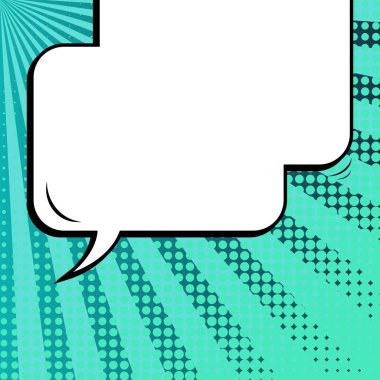 Yaratıcı soyut kavram vektör komik pop sanat tarzı boş, düzeni şablonu bulutlar kiriş ve izole noktalar arka plan ile. Satışı büyük başlığı, boş konuşma balonu ayarı, illüstrasyon noktalı resim kitap tasarımı için.