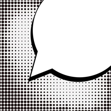 Yaratıcı soyut kavram vektör komik pop sanat tarzı boş, düzeni şablonu bulutlar kiriş ve izole noktalar arka plan ile. Satışı büyük başlığı, boş konuşma balonu ayarı, illüstrasyon noktalı resim kitap tasarımı için.