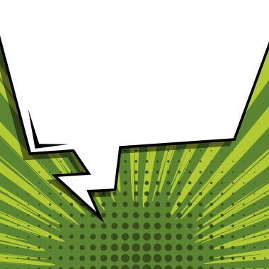 Yaratıcı soyut kavram vektör komik pop sanat tarzı boş, düzeni şablonu bulutlar kiriş ve izole noktalar arka plan ile. Satışı büyük başlığı, boş konuşma balonu ayarı, illüstrasyon noktalı resim kitap tasarımı için.