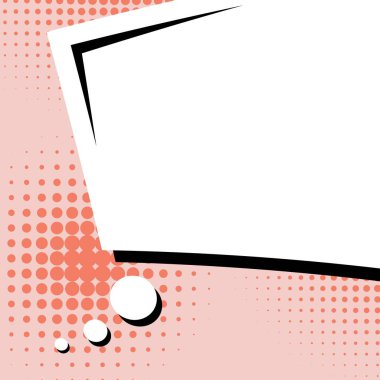 Yaratıcı soyut kavram vektör komik pop sanat tarzı boş, düzeni şablonu bulutlar kiriş ve izole noktalar arka plan ile. Satışı büyük başlığı, boş konuşma balonu ayarı, illüstrasyon noktalı resim kitap tasarımı için.