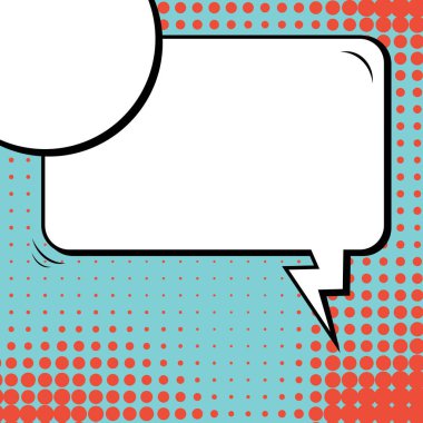 Yaratıcı soyut kavram vektör komik pop sanat tarzı boş, düzeni şablonu bulutlar kiriş ve izole noktalar arka plan ile. Satışı büyük başlığı, boş konuşma balonu ayarı, illüstrasyon noktalı resim kitap tasarımı için.