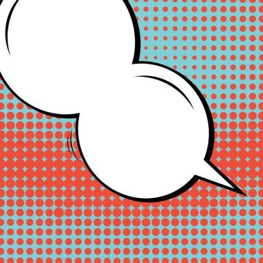 Yaratıcı soyut kavram vektör komik pop sanat tarzı boş, düzeni şablonu bulutlar kiriş ve izole noktalar arka plan ile. Satışı büyük başlığı, boş konuşma balonu ayarı, illüstrasyon noktalı resim kitap tasarımı için.