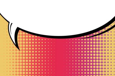 Yaratıcı soyut kavram vektör komik pop sanat tarzı boş, düzeni şablonu bulutlar kiriş ve izole noktalar arka plan ile. Satışı büyük başlığı, boş konuşma balonu ayarı, illüstrasyon noktalı resim kitap tasarımı için.