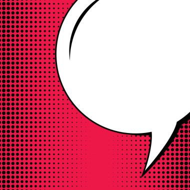 Yaratıcı soyut kavram vektör komik pop sanat tarzı boş, düzeni şablonu bulutlar kiriş ve izole noktalar arka plan ile. Satışı büyük başlığı, boş konuşma balonu ayarı, illüstrasyon noktalı resim kitap tasarımı için.