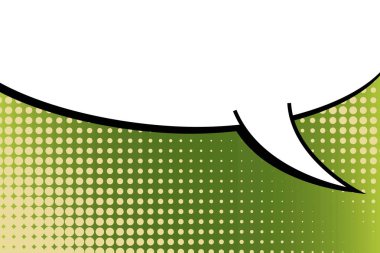 Yaratıcı soyut kavram vektör komik pop sanat tarzı boş, düzeni şablonu bulutlar kiriş ve izole noktalar arka plan ile. Satışı büyük başlığı, boş konuşma balonu ayarı, illüstrasyon noktalı resim kitap tasarımı için.