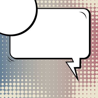 Yaratıcı soyut kavram vektör komik pop sanat tarzı boş, düzeni şablonu bulutlar kiriş ve izole noktalar arka plan ile. Satışı büyük başlığı, boş konuşma balonu ayarı, illüstrasyon noktalı resim kitap tasarımı için.