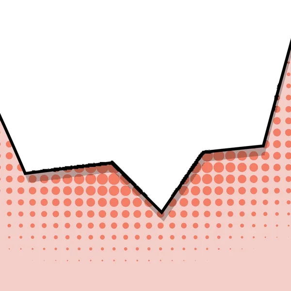抽象的な創造的な概念ベクトル コミック ポップ アート スタイル空白、雲梁と分離のドット背景レイアウト テンプレート。イラスト ハーフトーン本デザイン、空音声バブル セット販売バナー. — ストックベクタ