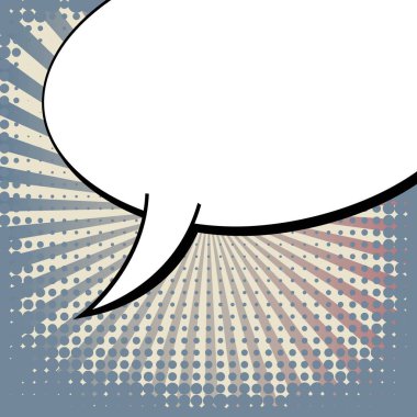 Yaratıcı soyut kavram vektör komik pop sanat tarzı boş, düzeni şablonu bulutlar kiriş ve izole noktalar arka plan ile. Satışı büyük başlığı, boş konuşma balonu ayarı, illüstrasyon noktalı resim kitap tasarımı için.