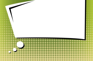 Yaratıcı soyut kavram vektör komik pop sanat tarzı boş, düzeni şablonu bulutlar kiriş ve izole noktalar arka plan ile. Satışı büyük başlığı, boş konuşma balonu ayarı, illüstrasyon noktalı resim kitap tasarımı için.