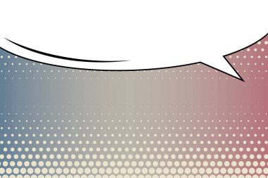 Yaratıcı soyut kavram vektör komik pop sanat tarzı boş, düzeni şablonu bulutlar kiriş ve izole noktalar arka plan ile. Satışı büyük başlığı, boş konuşma balonu ayarı, illüstrasyon noktalı resim kitap tasarımı için.