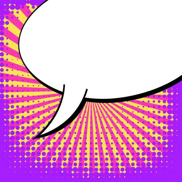 Yaratıcı soyut kavram vektör komik pop sanat tarzı boş, düzeni şablonu bulutlar kiriş ve izole noktalar arka plan ile. Satışı büyük başlığı, boş konuşma balonu ayarı, illüstrasyon noktalı resim kitap tasarımı için.