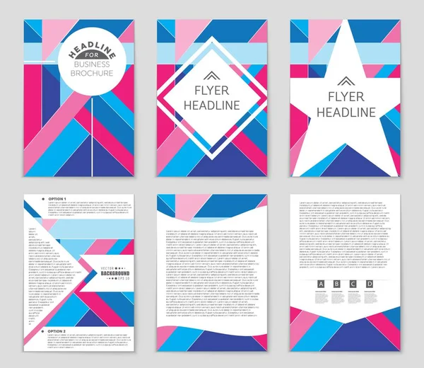 Hintergrundset für abstrakte Vektorlayouts. für Art Template Design, Liste, Titelseite, Mockup Broschüre Themenstil, Banner, Idee, Cover, Booklet, Druck, Flyer, Buch, Blanko, Karte, Anzeige, Schild, Blatt,, A4 — Stockvektor