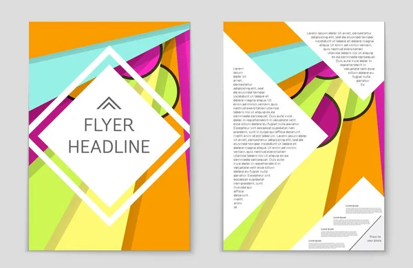 Abstract vector lay-out achtergrond instellen. Voor kunst sjabloonontwerp, lijst, voorpagina, mockup de stijl van het thema van de brochure, banner, idee, cover, boekje, print, flyer, boek, leeg, kaart, advertentie, teken, blad,, a4 — Stockvector